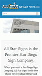 Mobile Screenshot of allstarsignsinc.com